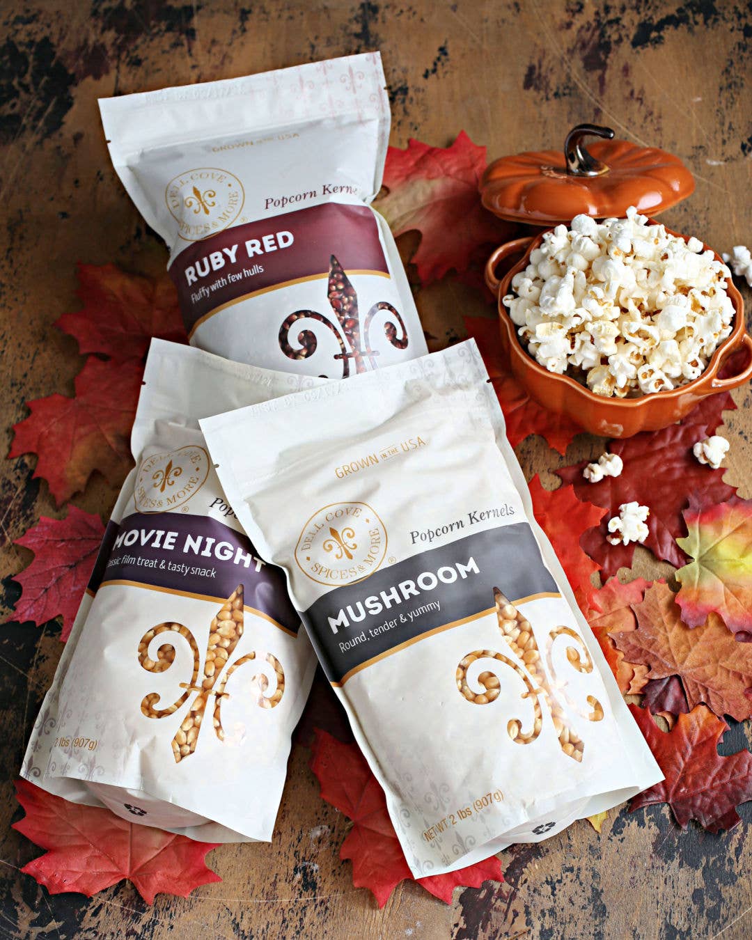Ruby Red Popcorn Kernels - 2 Pound Bag - Butterfly Popcorn | Olive Rustica